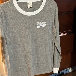 VS Pink long sleeved t shirt